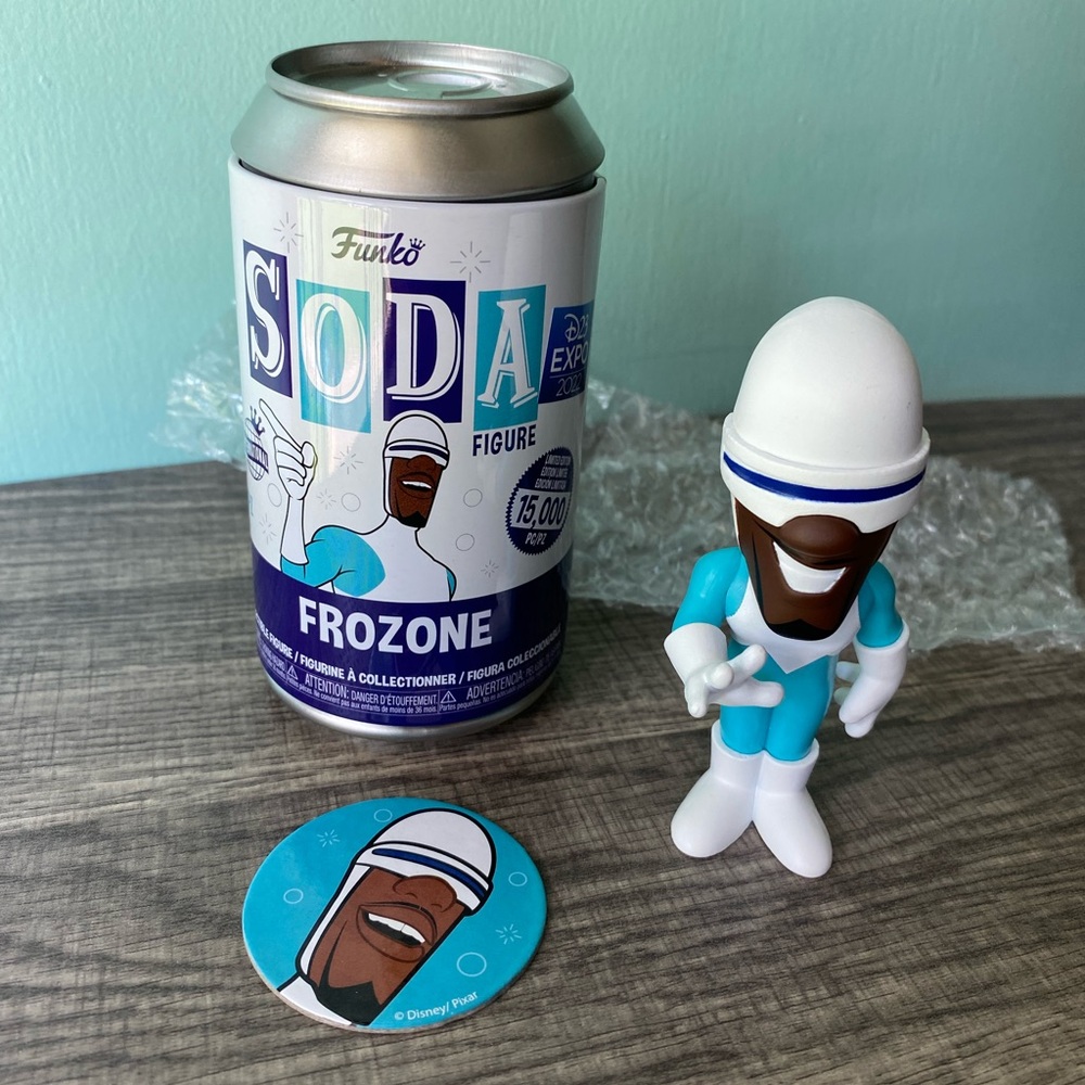 🧁 Disney Pixar FUNKO Soda Frozone Incredibles Figurine